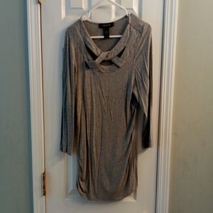 Ashley Stewart Grey 3/4 sleeve shirt